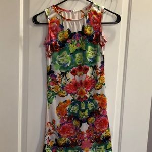 Floral bodycon dress